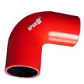 Upgr8 Universal 4-ply High Performance 90 Degree Elbow Coupler Silicone Hose 2 25 57mm Red 