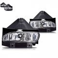 Clear Lens Fog Light Driving Bumper Lamps Kit For 1999-2004 Ford Mustang New
