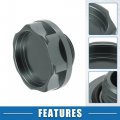A Absopro Car Oil Filler Cap Engine Modified Tank Cover For Honda B Series D Titanium Tone