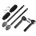 6pcs Front Inner Outer Tie Rod Ends Kit Suspension Steering End For Cadillac Escalade Esv Drag Link No Es800223 Ev800084 
