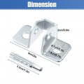 X Autohaux 4 Set Door Check Bracket And Pin For Jeep Cherokee 19-2001 55002361 4 Arm Assembly Repair On Driver Passenger Side