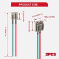 2 Pack Distributor Pigtail Wire Harness Tachometer Pigtails 12v Power Tach Connector Plug For Rv C-hevy G M Hei 170072