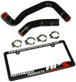 Hps 57-1202-blk Black Silicone Radiator Hose Kit For Toyota Corolla Ae86 