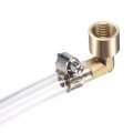 Uxcell Brass Hose Barb Fitting Elbow 14mm X G1 2 Female Thread Right Angle Pipe Connector With Stainless Steel Clamp