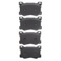Front Brake Pads For Genesis G80 2017 2018 2019 2020 4000 Hybridynamic Series Mechanical Pad Wear Sensor 3 14in Height 4 98in 