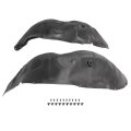Front Fender Liner Panel W Clips For 2007-2013 Chevrolet Silverado 1500 Inner Wheel Splash Shields Guard Plastic Pe Black