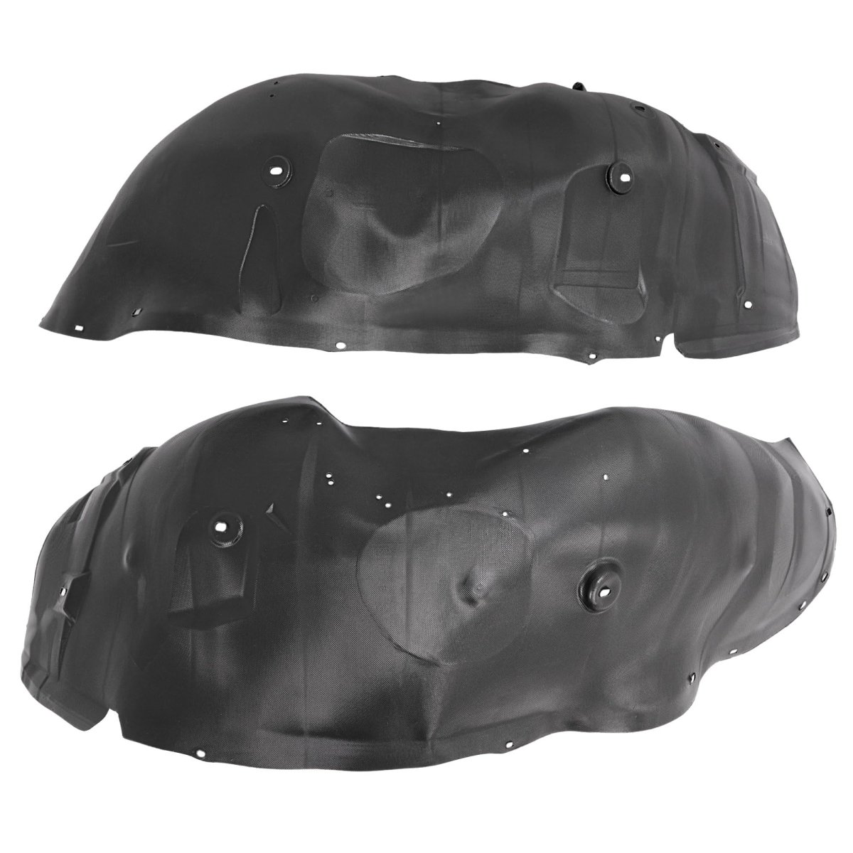 Front Fender Liner Panel W Clips For 2007-2013 Chevrolet Silverado 1500 Inner Wheel Splash Shields Guard Plastic Pe Black
