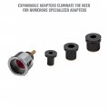 Oemtools 27067 Universal Cooling System Adapter Set Works With Auto Coolant Pressure Tester To Test In Most Vehicles Fits