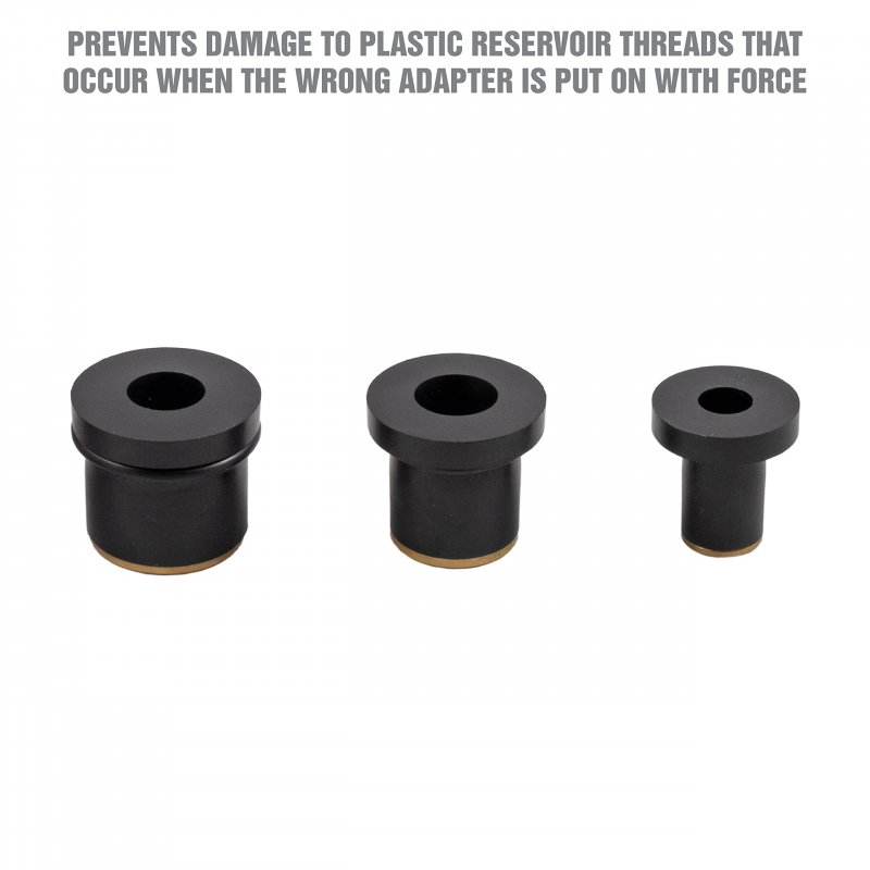 Oemtools 27067 Universal Cooling System Adapter Set Works With Auto Coolant Pressure Tester To Test In Most Vehicles Fits