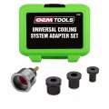Oemtools 27067 Universal Cooling System Adapter Set Works With Auto Coolant Pressure Tester To Test In Most Vehicles Fits 