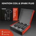A-premium Set Of 6 Ignition Coil Pack And Iridium Spark Plugs Compatible With Ford F-150 F150 2017-2019 Expedition 2018-2019