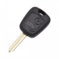 Uxcell New 2 Buttons Uncut Insert Key Fob Case Remote Control Shell Replacement For Citroen Saxo Xsara Picasso Berlingo C1 C2