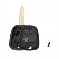 Uxcell New 2 Buttons Uncut Insert Key Fob Case Remote Control Shell Replacement For Citroen Saxo Xsara Picasso Berlingo C1 C2