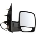 Door Mirror Assembly Passenger Side For Ford E 150 Club Wagon 350 2003 2004 2005 Power Non Heated Textured Fo1321254 