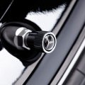 Genuine Mercedes Benz Black Style Valve Caps B66472002 Set Of 4