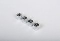 Genuine Mercedes Benz Black Style Valve Caps B66472002 Set Of 4