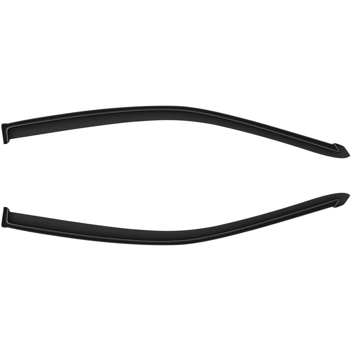 Outside Mount Window Wind Deflectors Replacement For 2001-2005 Honda Civic Visors Rain Guard 2pieces