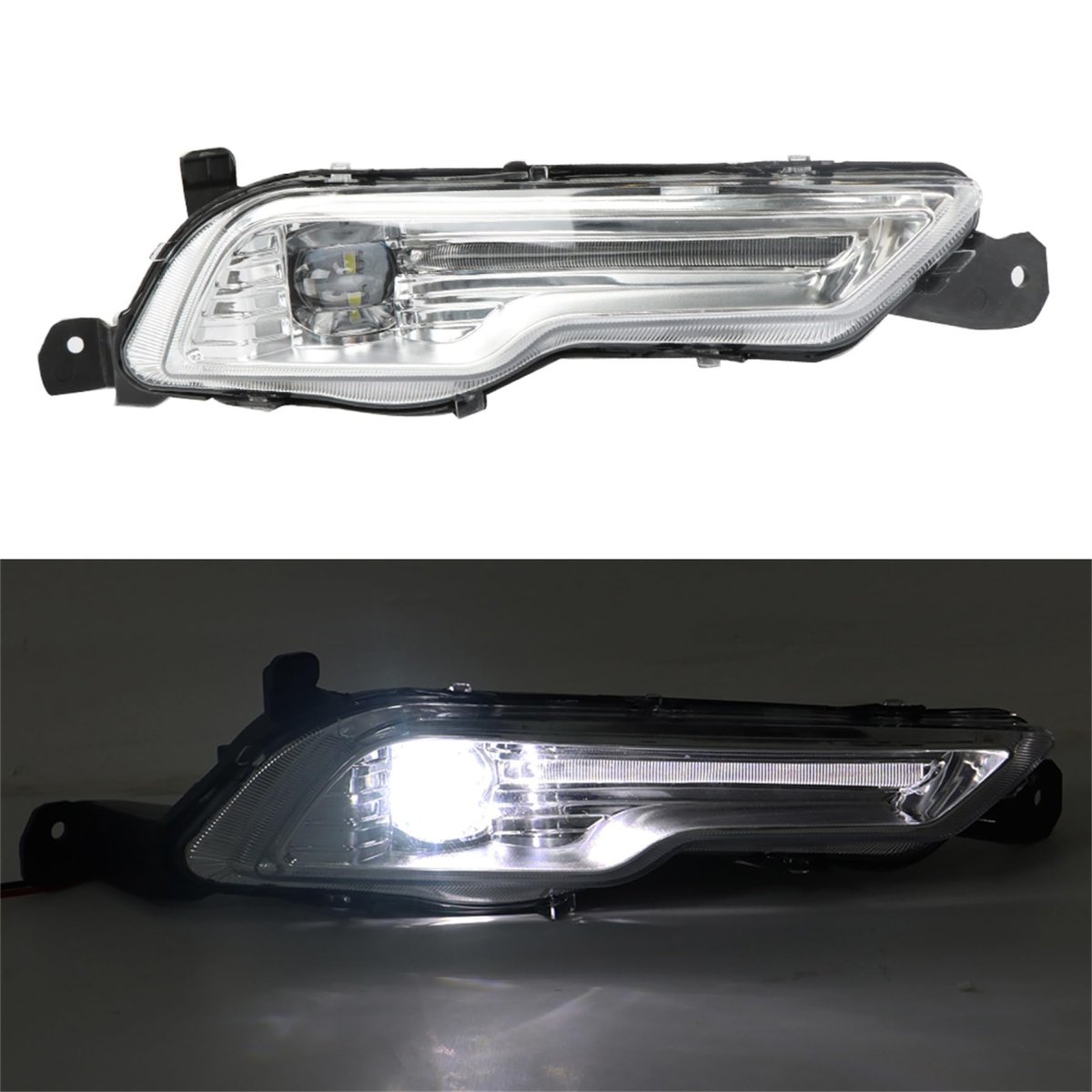 Fog Lights Replacement For Fusion 2017-2018 Explorer 2018-2019 Passenger Right Side Driving Lamps Assembly Hs73-15a254-db Clear