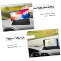 Hemoton Car Phone Holder Silicone Charging Stand Intelligent