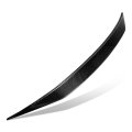 Stp Style Rear Car Trunk Lid Spoiler Compatible With A4 Quattro Sedan 2017-2021 Glossy Black Carbon Fiber