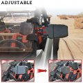 Sautvs Adjustable Rear View Side Mirrors For Can-am Maverick X3 Wider Design Folding Clear Convex Max 2017-2023 Accessories