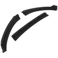 3pcs Front Lip Splitter Bumper For Hyundai Elantra 2017 2018 Matte Black Polypropylene Spoiler Body Kit Adjustable Aerodynamic
