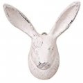 Whitewashed Cast Iron Decorative Rabbit Hook 5 Wall 