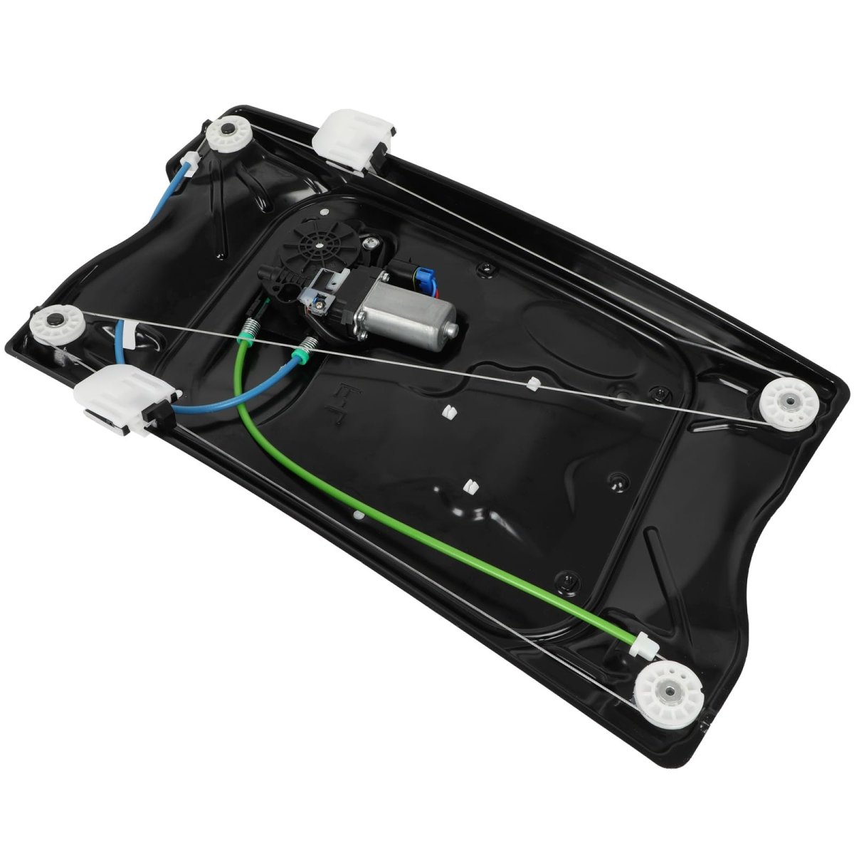 Front Left Driver Side Power Window Regulator With Motor For Land Rover Lr2 2008 To 2015 Replaces Lr006359