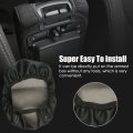 Leather Center Console Armrest Cover For 2010 2024 Toyota 4runner Microfiber Anti Scratch Protective Pad White Line