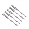 Uxcell 5 Pcs 3mm Ph0 Magnetic Phillips Screwdriver Bits 1 4 Inch Hex Shank 3-inch Length S2 Power Tool