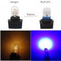 Wljh Blue T10 Led Bulb Dash Lights Dashboard Instrument Panel Cluster Gauge 2825 194 W5w Car Interior Lamp Twist Sockets Pc195