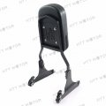 Smt-matte Black Detachable Backrest Sissy Bar Flame Compatible With 00-later Flstc 00-03 Flsts B076xtb8df