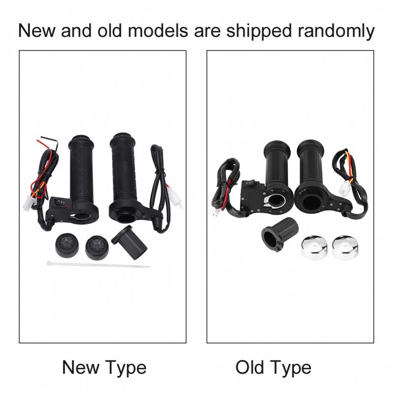 Electric Hot Heated Handlebar Grips 1 Pair 22mm 7 8 In Universal Motorcycle Atv Warm Hand With Three Gear Temperature Switch