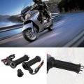 Electric Hot Hand Grips 1 Pair 22mm 7 8 Motorcycle Universal Heated Warm Atv Handlebar And Thumb Warmer Clamp-on Grip Kit 