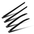 Premium Window Molding Trim Perfect Fit For 2000-2004 Toyota Tacoma Double Cab Replaces Part Numbers 68210-04020 68160-04020 