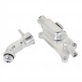 Munirater Upper Coolant Housing Straight Inlet W Integrated Filler Neck Elbow Hose Fitting Replacement For K24 K20z3