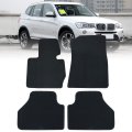 Black Velour Front Rear Floor Mats Carpet For Bmw X3 F25 2010 2011 2012 2013 2014 2015 2016 2017 2018 