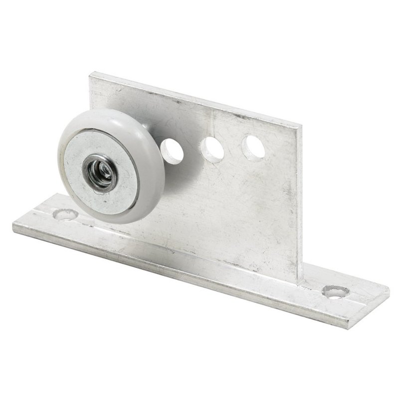Prime-line M 6034 Tub Enclosure Roller And Bracket Assembly 3 4 In Oval Edge Nylon Tire Steel Ball Bearings Extruded Aluminum 2