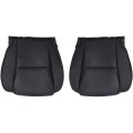 Front Driver And Passenger Side Bottom Replacement Seat Covers Black Lc20 Lb20 Microfiber Leather For Lexus Gs300 Gs350 Gs430 