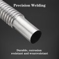 Gift2u Exhaust Pipe 50cm Fuel Tank Diesel Gas Vent Hose Length Flexible Tubing Heater Inner Diameter Air