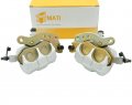 M Mati Front Left Right Brake Caliper Pads For Suzuki Atv Quadmaster 500 Lt Quadracer 450 Ltr450 Quadrunner 500 Ltf500