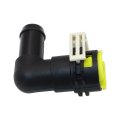 B37f-61-240 Water Hose Connector For Mazda 3 Cx-7 Cx-9 2007 2008 2009 2010 2011 2012 2013 Cooling Black 