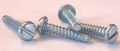 10 X 2 Self-tapping Screws Slotted Pan Head Type B Steel Zinc 1500 Pc Carton 