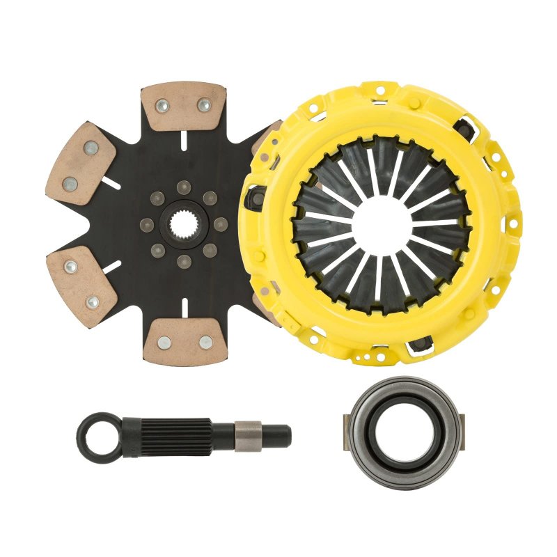 Clutchxperts Stage 5 Xtreme 6 Puck Rigid Race Clutch Kit For Honda Civic D16z6 D16y8 D16y7 D17a1 D17a2