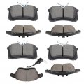 Aintier Automotive Replacement Brake Pads Front Rear Fit For Audi A3 2006-2010 For Quattro Tt 2008-2009 2008-2010