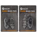 Niche Brake Pad Set For Kawasaki Klr650 43082-0080 43082-0060 Front Rear Semi-metallic