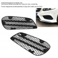 Fog Light Grille Cover Trim 1 Pair Left Right Black Front Bumper Lamp Replacement For Mercedesa Benz Ea Class W212 Amga Line
