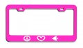Proud Dad Of A Us Airman Chrome Metal License Plate Frame Tag Holder Z54 