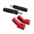 Tc-motor Cnc Adjustable Footpegs Foot Rest Extender Riser Bracket For Pit Dirt Bike Motorcycle Red