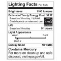Satco Cfl Bulb 2 6 In Gu24 18 W 75 1100 Lumens 2700 K Energy Star Bx